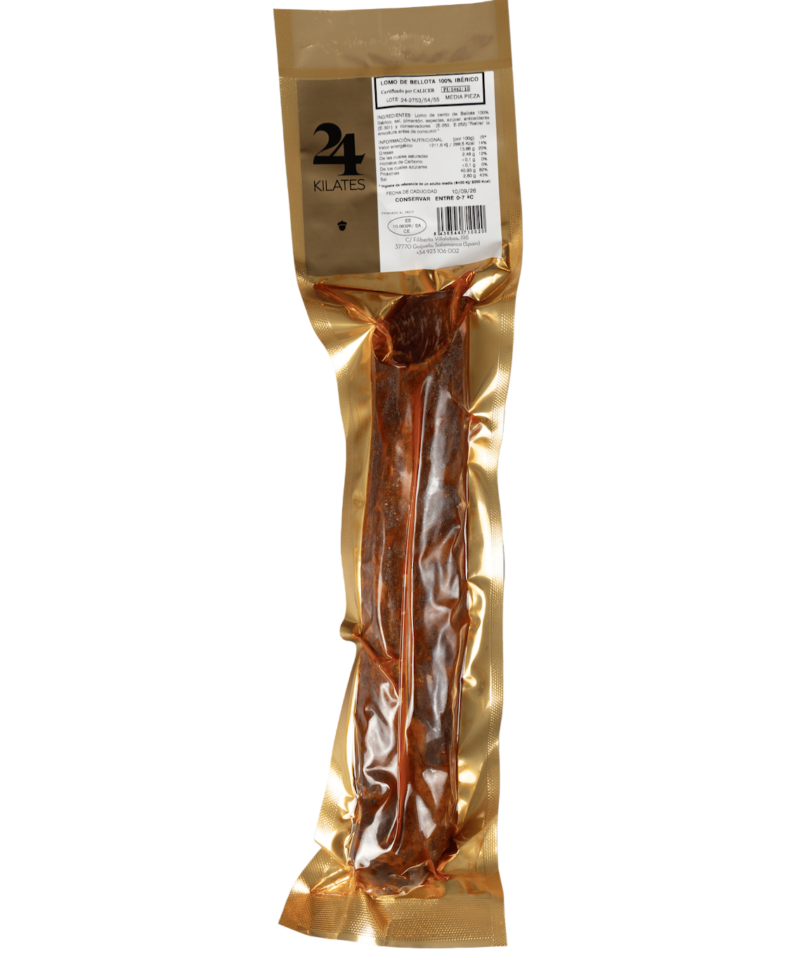 Lomo de Bellota 100% Ibérico 24 Kilates